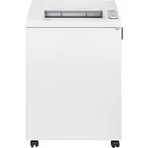 Ideal Industries ISR IDEDSH0320H - ideal. 3804 Cross-cut P-4 Shredder - Continuous Shredder - Cross Cut - 26 Per Pass - for shredding Paper, Staples, Paper Clip, Credit Card, CD, DVD - 1.500 x 0.187 Shred Size - P-4 - 20 ft/min - 16 Throat - 44 gal Wastebin Capacity - 745.70 W - White - TAA Compliant