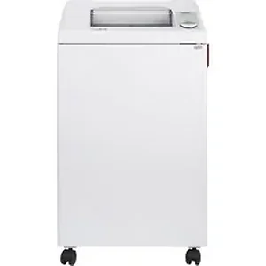 Ideal Industries ISR IDEDSH0314H - ideal. 3104 Strip-cut P-2 Shredder - Continuous Shredder - Strip Cut - 30 Per Pass - for shredding Paper, Staples, Paper Clip, Credit Card, CD, DVD - 0.187 Shred Size - P-2 - 18 ft/min - 12 Throat - 32 gal Wastebin Capacity - 745.70 W - White - TAA Compliant