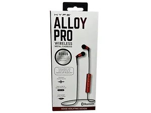 Bulk Buys DA356 - HYPE Alloy Pro Bluetooth Earbuds with Mic - Assorted Colors