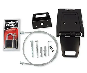 Ergotron 97-735 - SECURITY BRACKET KIT.LOCK AN ERGOTRON DEVICE-MANAGEMENT CART TO THE FLO