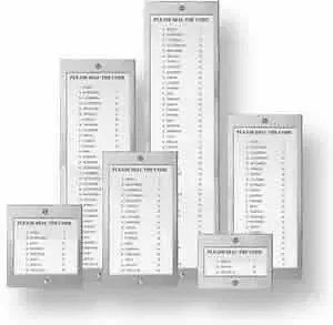 Viking Electronics D10 - 10 Name Stainless Steel Directory