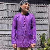 Jayli Imports-AS108MShirt:AS108-pur-XL