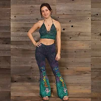 Jayli Imports-PSBear22-44WPants:PSBear22-44-purp/grn-S