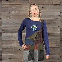 Jayli Imports-AB149GDWTop:AB149GD-navy-S