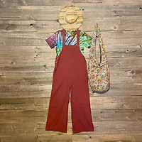 Jayli Imports-AJW19-95Woveralls:AJW19-95-marn-XL