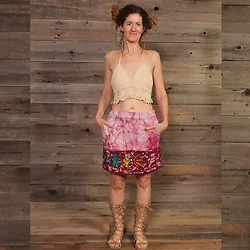 Jayli Imports-PSBEAR22-47WSkirt:PSBEAR22-47-marn/wht-M