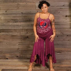 Jayli Imports-PAE345SWPants:pae345s-plum-M