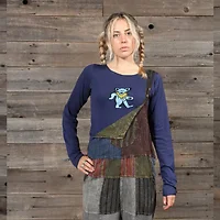 Jayli Imports-AB149GDWTop:AB149GD-navy-XL