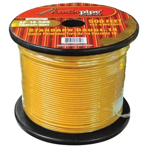 Audiopipe AP14500YW - 14 Gauge 500Ft Primary Wire Yellow