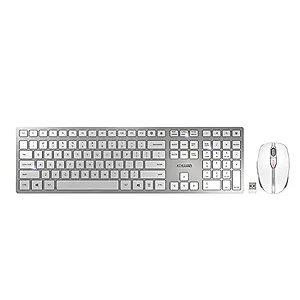 Cherry JD-9100US-1 - DW 9100 SLIM Desktop Combo(Silver/White)
