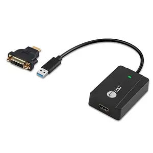 Siig JU-H30H11-S1 - USB 3.0 TO HDMI/DVI PRO 5 GBPS, 1080P (JU-H30H11-S1)