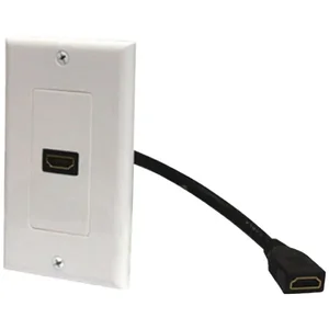 Steren RA32105 - Hdmi Wall Plate & Pigtail STRN526101WH