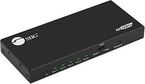 Siig CE-H26C11-S1 - 4PORT HDMI 2.0 HDR SPLITTER