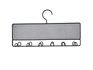 Bulk Buys GE840 - Stylish Black Metal Jewelry and Accessory Organizer