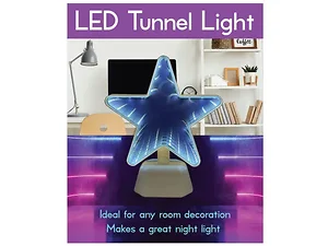 Bulk Buys GE729 - Whimsical Star Infinity LED Tunnel Light