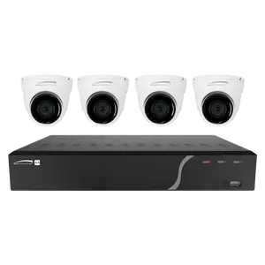 Speco Technologies 545.5 - 4Ch H.265 NVR with 4 Outdoor IR 5MP IP Cameras, 2.8mm fixed lens, 1TB- KIT