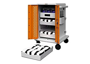 Bretford CORE30VR - 4 SHELVES - TOP SHELF HOLDS TEACHER TABLET AND UP TO 30 TABLET PHONES. 3 REMOV