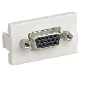 Panduit CHD15HDCIWY - MINI-COM D-Subminiature HD-15 Insert - Off White