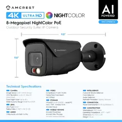 AMCREST INDUSTRIES-IP8M-2796EB-AI