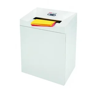 Hsm HSM2353 - Pure 530 - 3/16" x 1 1/8" - Continuous Shredder - Particle Cut - 16 Per Pass - for shredding Staples, Paper, Paper Clip, Credit Card, CD, DVD - 0.188" x 1.125" Shred Size - P-4/O-3/T-4/E-3/F-1 - 11.81" Throat - 21.10 gal Wastebin Capacity - White - TAA Compliant