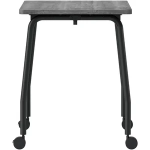 Lorell LLR 60845 - Training Table - Laminated Top - 29.50 Table Top Length x 23.63 Table Top Width x 1 Table Top Thickness - 47.25 Height - Assembly Required - Weathered Charcoal - Particleboard Top Material