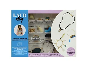 Bulk Buys AC683 - Laura DIY Gemstone Jewelry Making Kit for Beginners