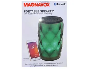 Bulk Buys AC515 - Magnavox RGB Portable Speaker with Color Changing Lights