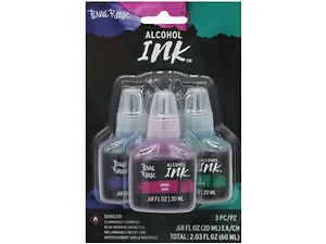 Bulk Buys AD163 - Brea Reese Alcohol Ink Paint - Midnight & Berry, 3 Pack