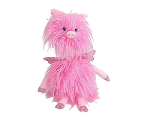 Bulk Buys AD380 - Wild Republic 12" Plush Fluffs Pig with Sparkly Wings