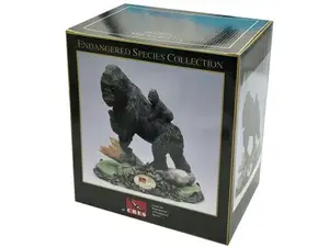 Bulk Buys AD297 - Endangered Species Collection Gorilla Figurine - Collectible