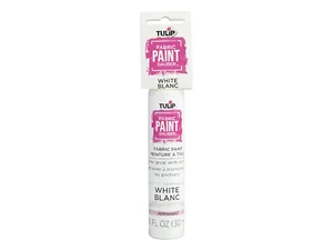 Bulk Buys AC993 - Tulip Fabric Paint Dauber - White, 1oz for Easy Application