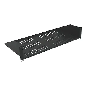 Wavenet WAV-SHELF-10SSV-N - 2U Vented Rack Shelf for 19” Cabinets and Racks