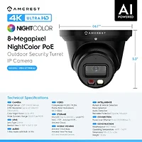 AMCREST INDUSTRIES-IP8M-2779EB-AI