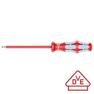 Wera 05022731001 - Kraftform Stainless VDE Slotted Screwdriver