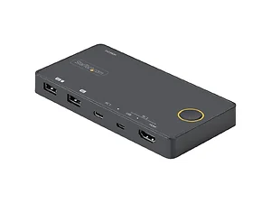 Startech SV221HUC4K - 2-Port 4K HDMI USB-A & USB-C KVM Switch