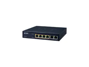 Planet Wise Products FSD-604HP - PLANET FSD-604HP 4-Port PoE Desktop Switch