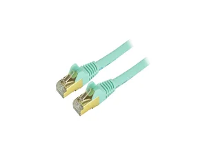 Startech C6ASPAT6AQ - CAT6A ETHERNET CABLE DELIVERS 10 GIGABIT CONNECTION FREE OF NOISE & EMI/RFI INTE