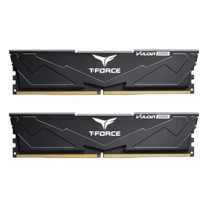 Team Group Inc FLBD532G5600HC32DC01 - TEAMGROUP T-FORCE VULCAN BLACK DDR5 16GBX2 5600 CL32-36-36-76 1.20V DESKTOP MEM