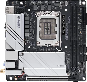 Asrock H670M-ITX/AX - H670M-ITX AX Motherboard - LGA1700, 64GB DDR4
