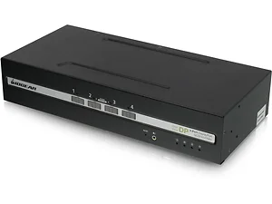 Iogear GCS1424TAA4 - Dual View DisplayPort KVM Switch with Audio - 4 Ports