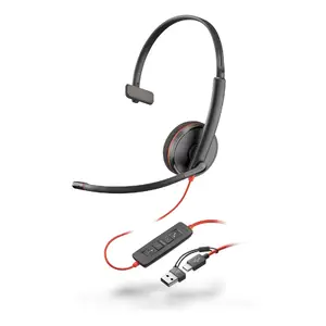 Hp 8S0L5A6#ABA - Poly Blackwire C3210 USB-C Headset - Bulk Pack of 50