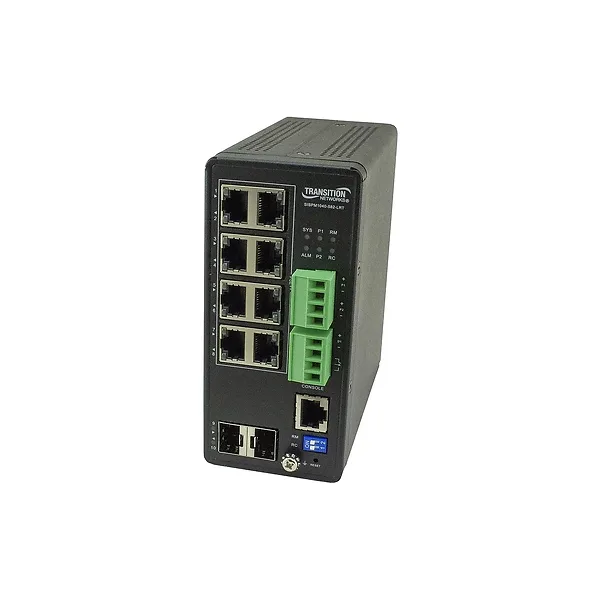 SISPM1040-582-LRT - Lantronix MANAGED HARDENED POE++ SWITCH, (8 ...