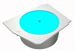 Cougar-FV270 LUMINOUS ROTATING PLATFORM WH