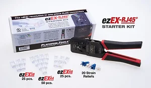 Platinum Tools 90188 - Ezex Starter Kit for Easy Telecom Installation