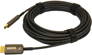 Techlogix 0184-0394 - 10-Foot 3M Fiber HDMI 2.1 Cable - 8K, 48Gbps, Plenum Rated