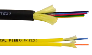 Techlogix 0184-0033 - Fiber Single Mode 6 Strand Plenum Rated Os2 1000'