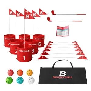 Bucketgolf(r) BUCKETGOLF2CLUB - 6 HOLE BUCKETGOLF BUNDLE