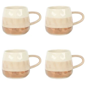 Cravings By Chrissy Teigen 131432.04 - Cravings 4 Piece Dove Gray Stoneware Cup Set - 18 Ounce