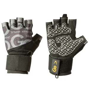 Gofit(r) GOFGFGTCWM - MED WRIST WRP GLV BLK/GRY