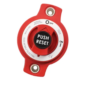 Egis Mobile Electric 4701-50 - Egis 50A Panel Mount Circuit Breaker & Disconnect Switch